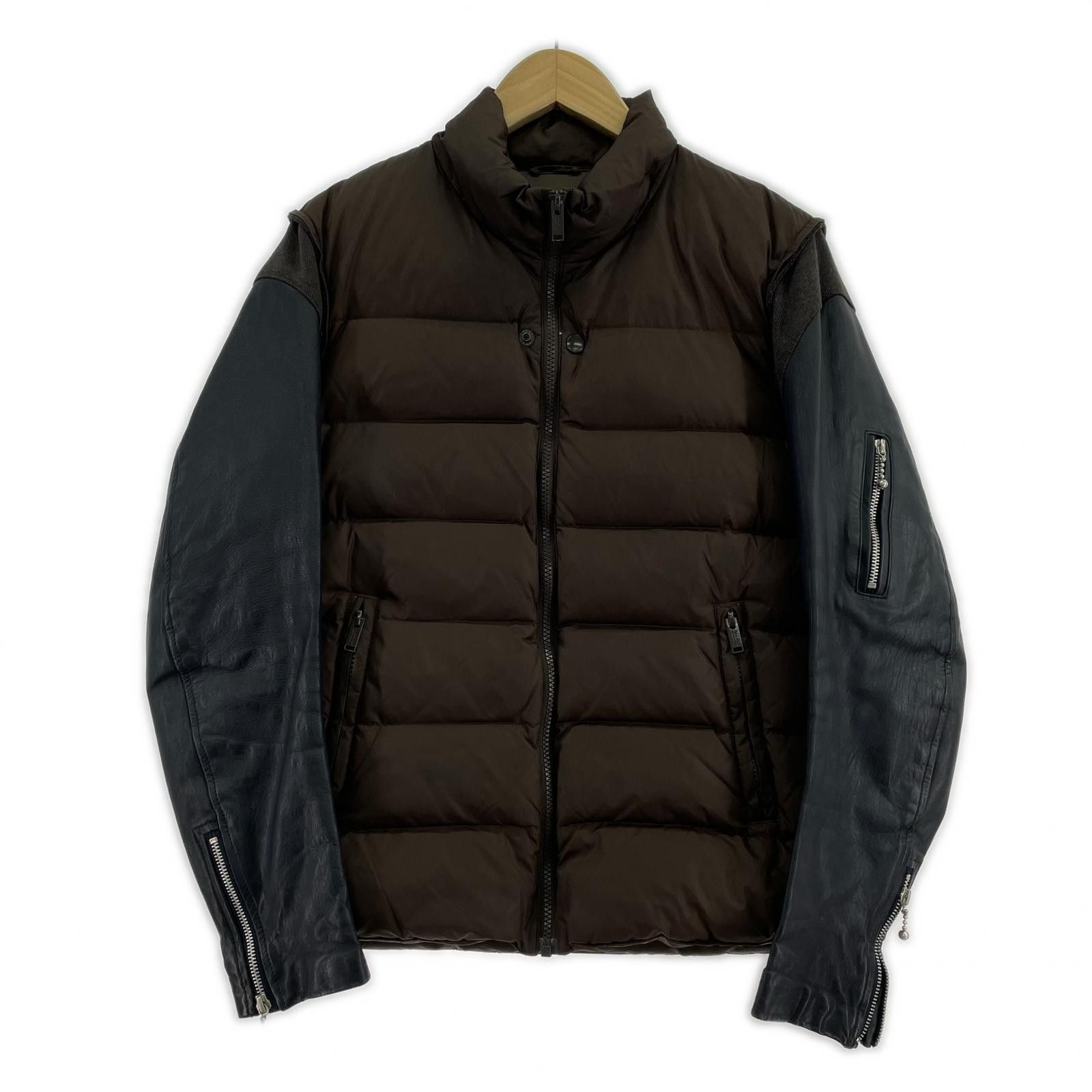 Undercover UNDERCOVERISM 14AW Leather Docking Down Jacket Brown 1 Size US S / EU 44-46 / 1 - 1 Thumbnail