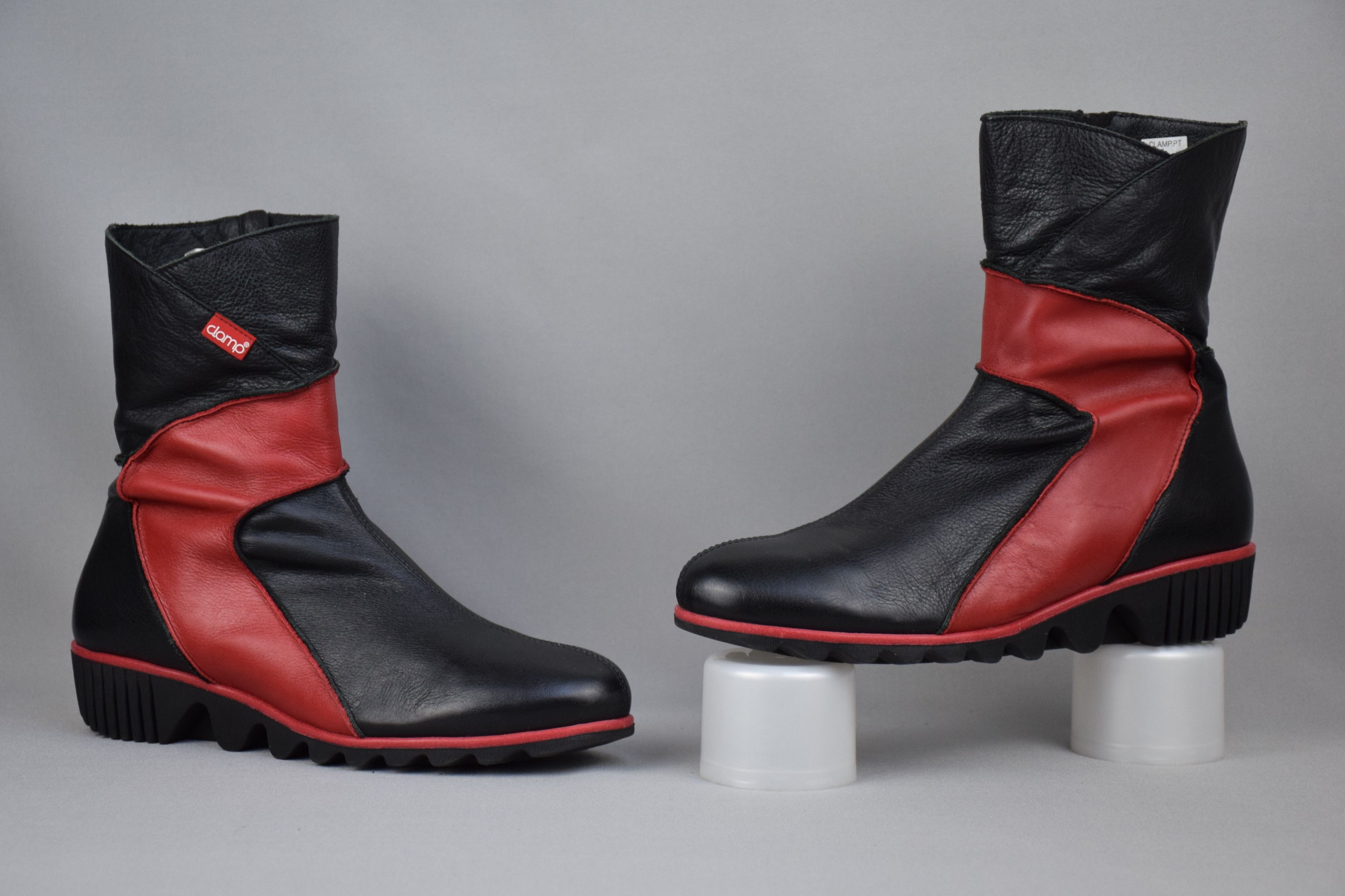 Other Clamp Boots Women's Leather Biker Shoes US 8 UK 6 EU 39 Size US 8 / IT 38 - 5 Thumbnail