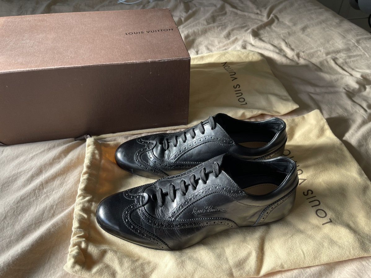 Louis Vuitton Louis Vuitton Leather Brogue Sneaker Size US 8 / EU 41 - 1 Thumbnail