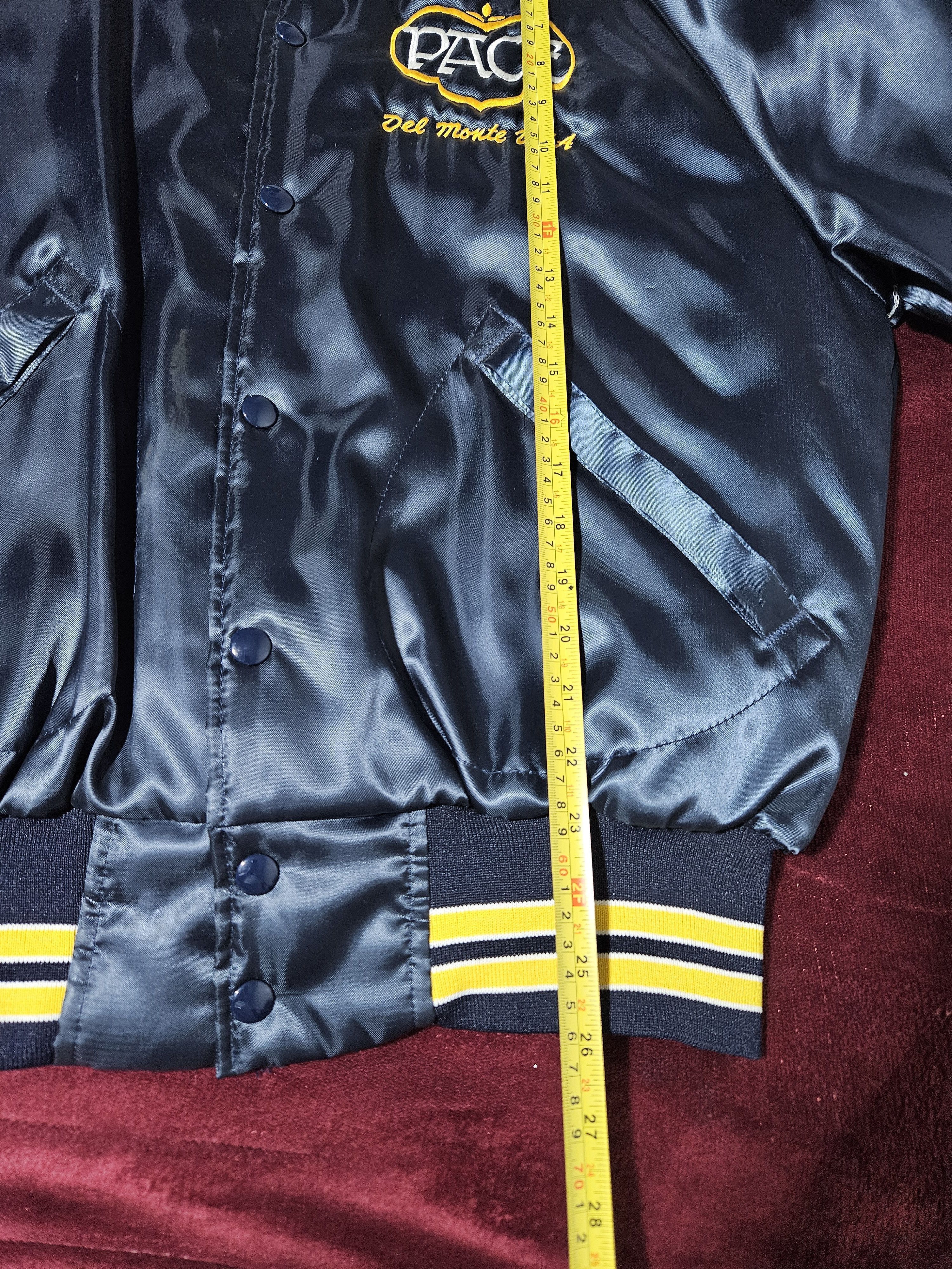 Dunbrooke 90s Pla-Jac Dunbrook DEL Monte PACE Satin Bomber Sz L Jacket Size US L / EU 52-54 / 3 - 6 Thumbnail