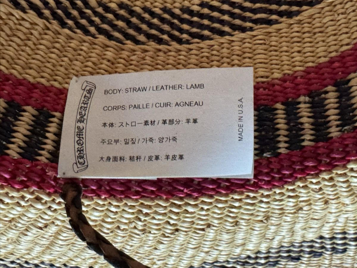 Chrome Hearts CHROME HEARTS 1 of 1 Straw Sun Hat Size ONE SIZE - 2 Thumbnail