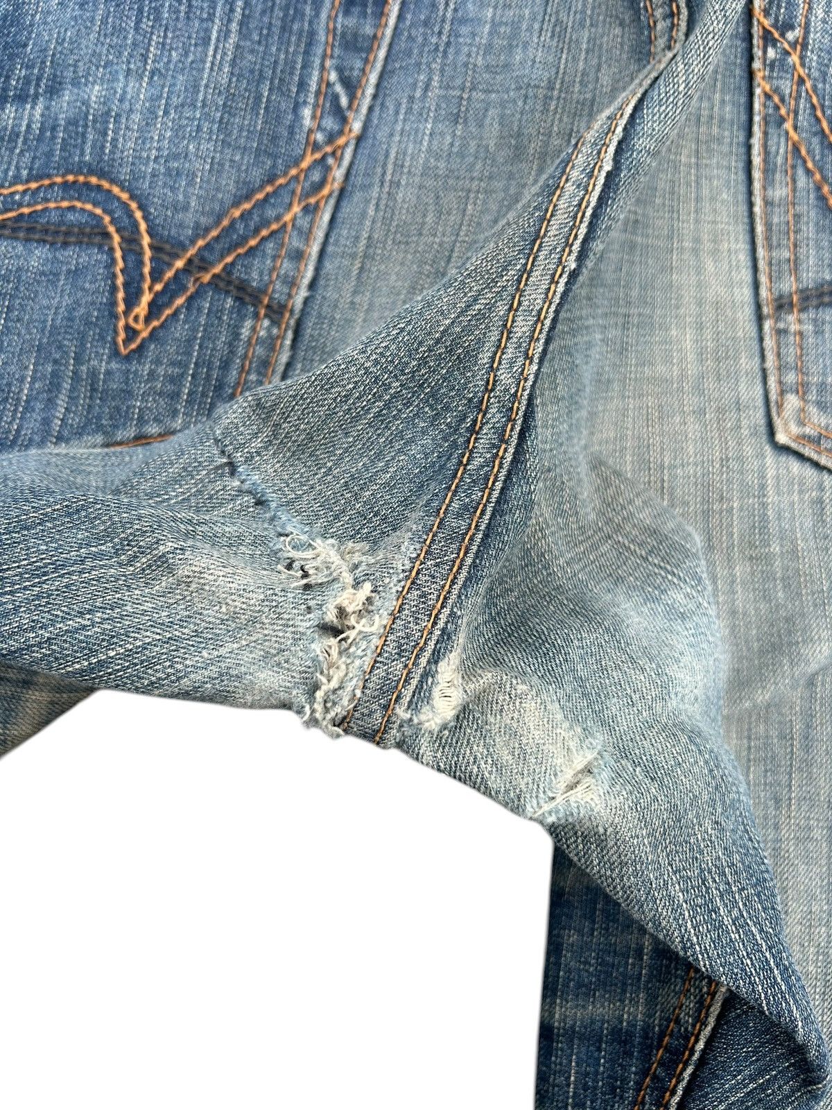 Kapital Vintage Edwin 505V Selvedge Distressed Denim Jeans Size US 40 / EU 56 - 17 Thumbnail