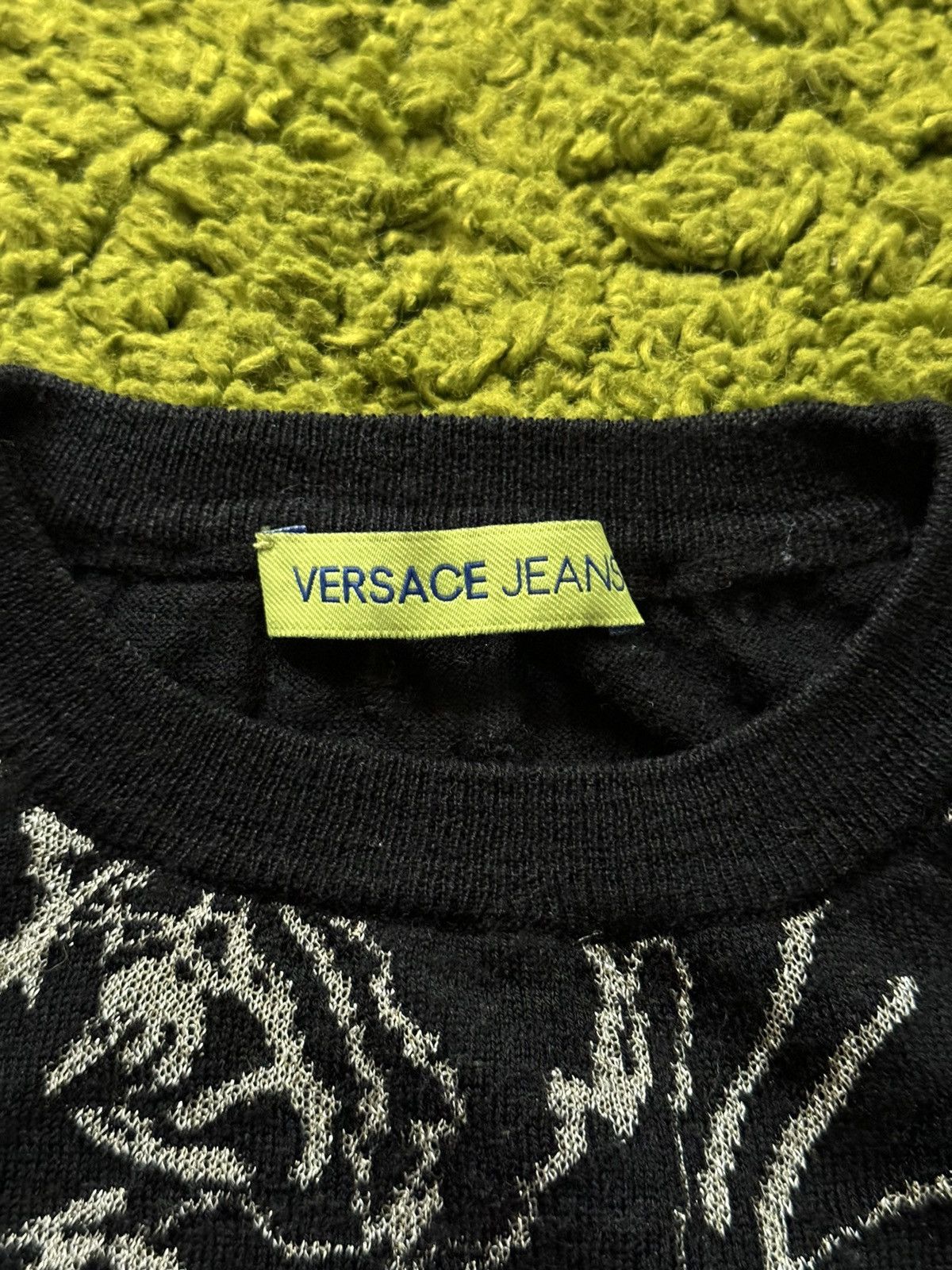 Designer × Versace × Versace Jeans Couture Versace tiger pattern wool dress Size M / US 6-8 / IT 42-44 - 4 Thumbnail