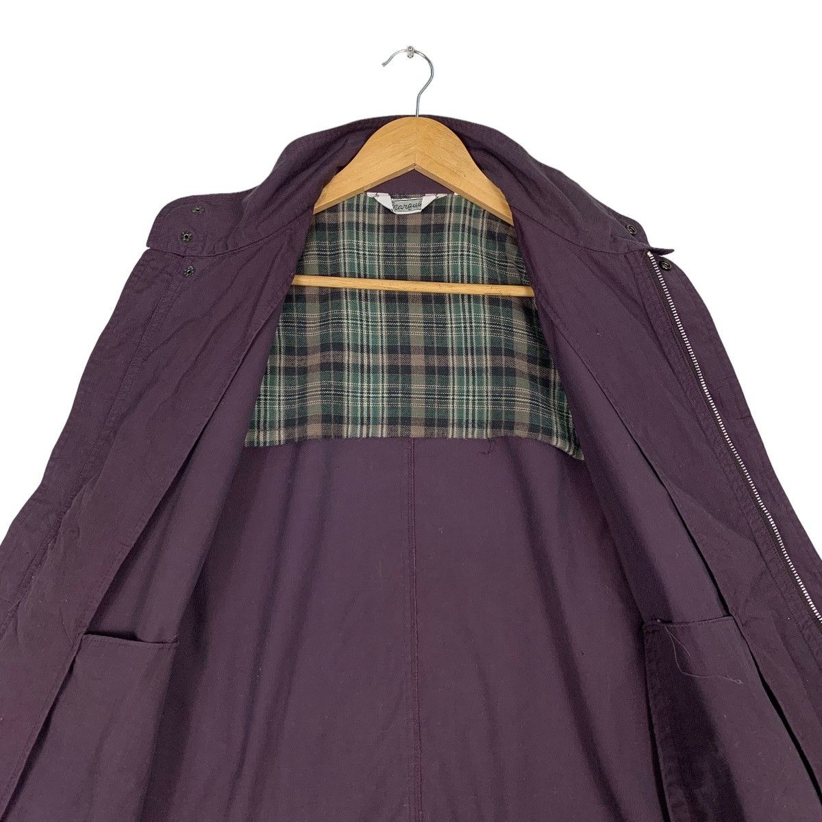 Japanese Brand Manguis Purple Casual Jacket #1178-C54 Size US L / EU 52-54 / 3 - 12 Thumbnail