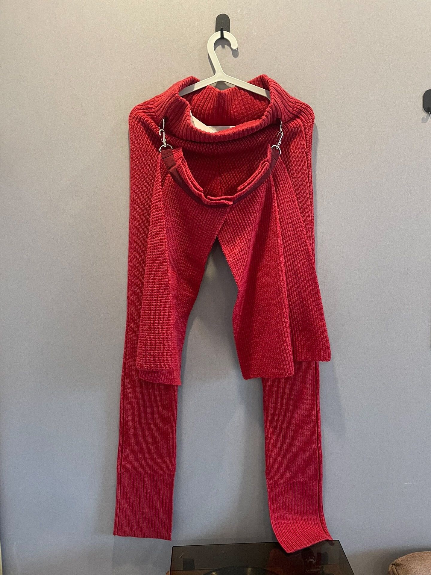 Sacai Sacai Wool Pants with Skirt Details Size 23" - 1 Thumbnail
