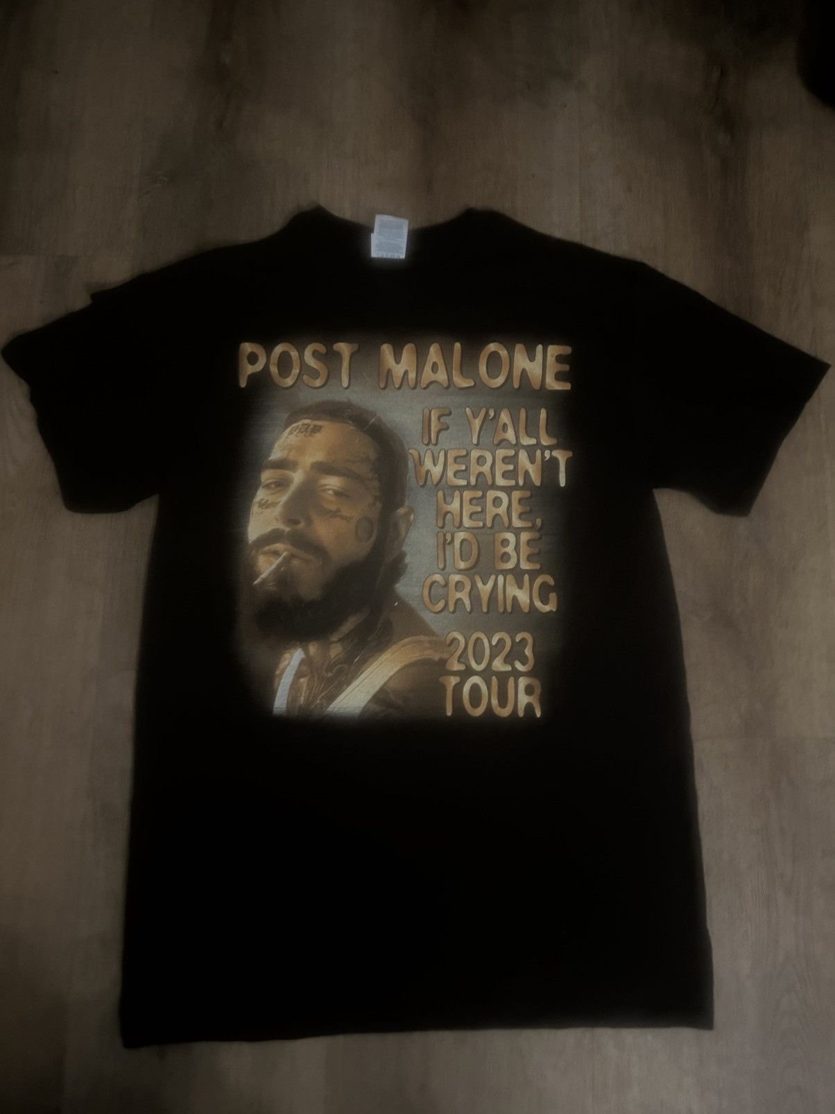 Rap Tees “If Y’all Weren’t Here I’d Be Crying” 2023 Post Malone Tee Size US L / EU 52-54 / 3 - 1 Thumbnail