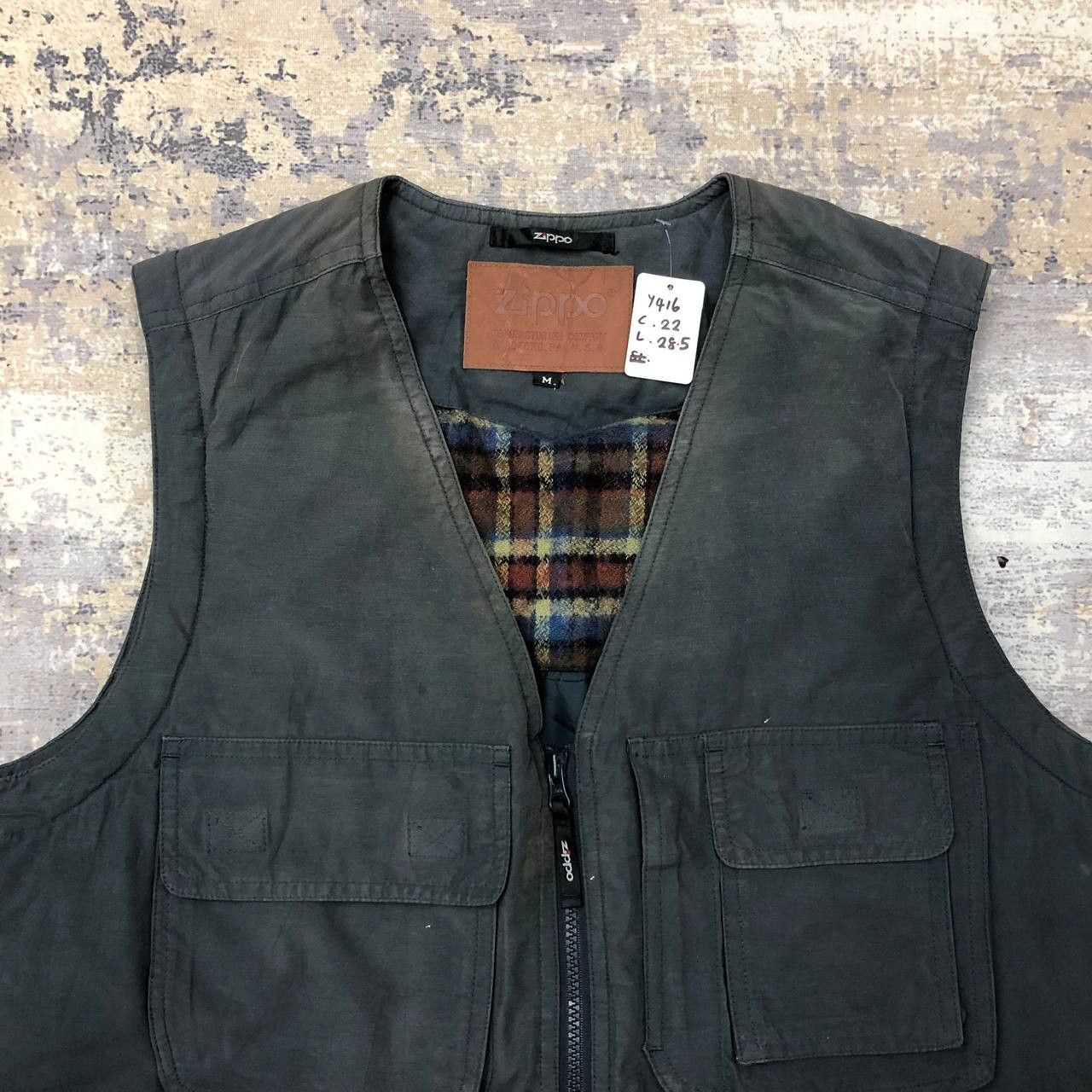 Vintage × Zippo Y416 VTG SUN FADED ZIPPO VEST Size US M / EU 48-50 / 2 - 7 Thumbnail