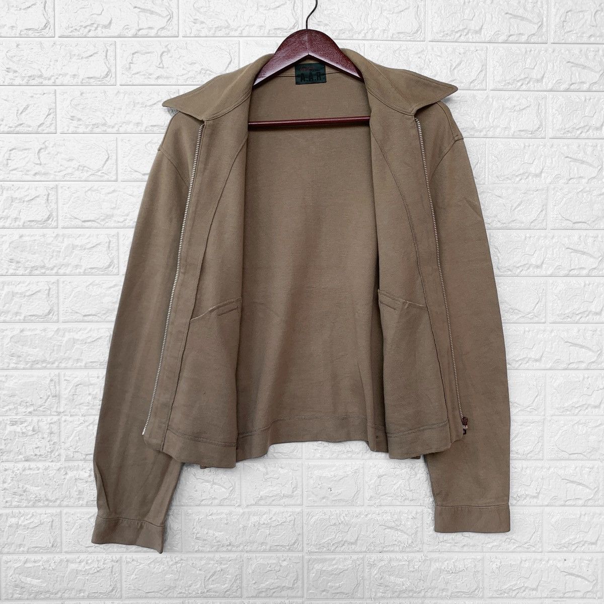 Yohji Yamamoto Yohji Yamamoto AAR Zipper Cotton Jacket Made In Japan Size US S / EU 44-46 / 1 - 4 Thumbnail