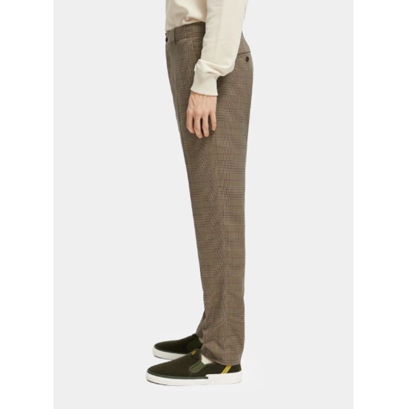 Scotch & Soda Scotch & Soda Taupe Check Slim Tapered Fit Chino Pants 30/32 Size US 30 / EU 46 - 11 Thumbnail