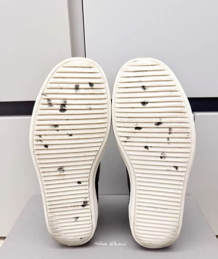 Rick Owens Rick Owens mainline black and white low-top leather shoes Size US 7 / EU 40 - 7 Thumbnail
