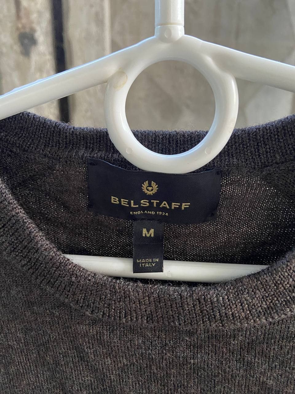 Belstaff Belstaff wool distressed Brown Luxury Sweater Size US M / EU 48-50 / 2 - 4 Thumbnail
