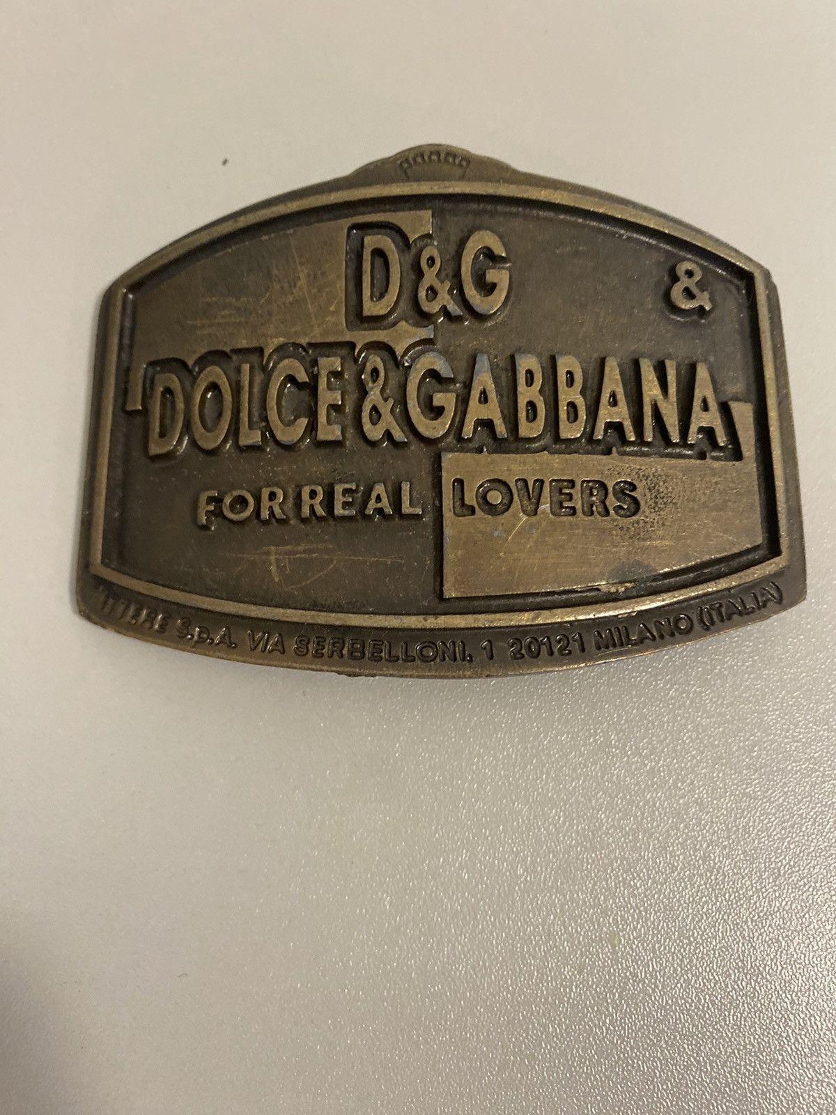 Dolce & Gabbana × Vintage Dolce Gabbana “For Lovers” vintage belt 90s Size ONE SIZE - 2 Thumbnail