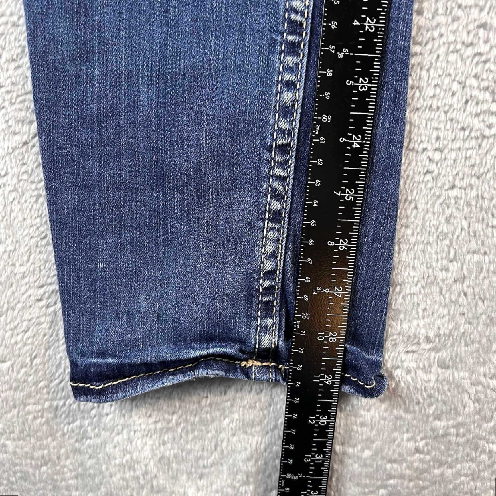 Silver Jeans Co. Silver Jeans Womens 27X32 Jeans 27x29 Blue Dark Wash Suki Mid Straight Stretch Size 27" / US 4 / IT 40 - 5 Thumbnail