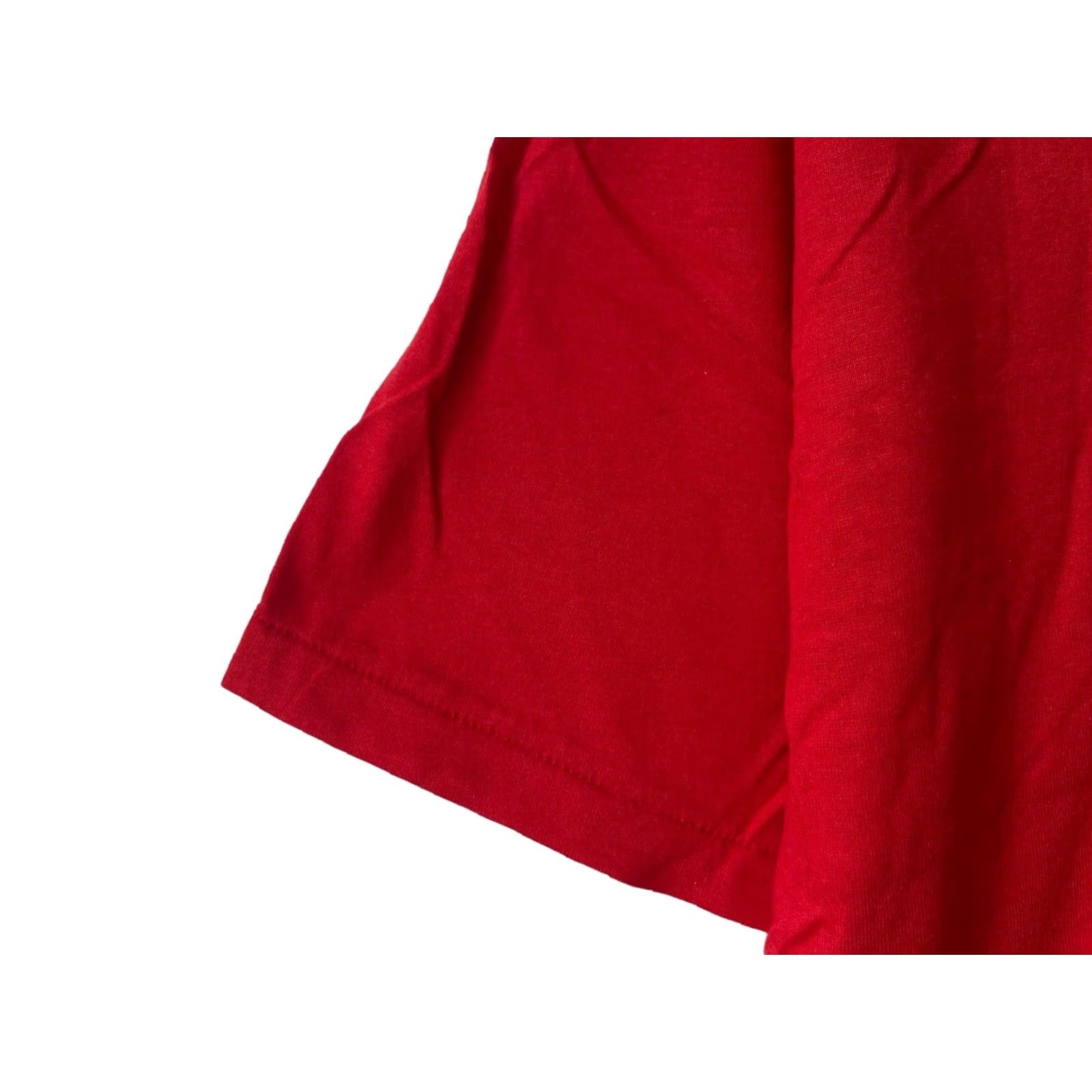 Russell Athletic VINTAGE Russell Athletic V-Neck T-Shirt Mens Large Deadstock NWOT 90s NOS Red Cotton Blend Short Sleeve 1990s Adult Mens Size US L / EU 52-54 / 3 - 3 Thumbnail