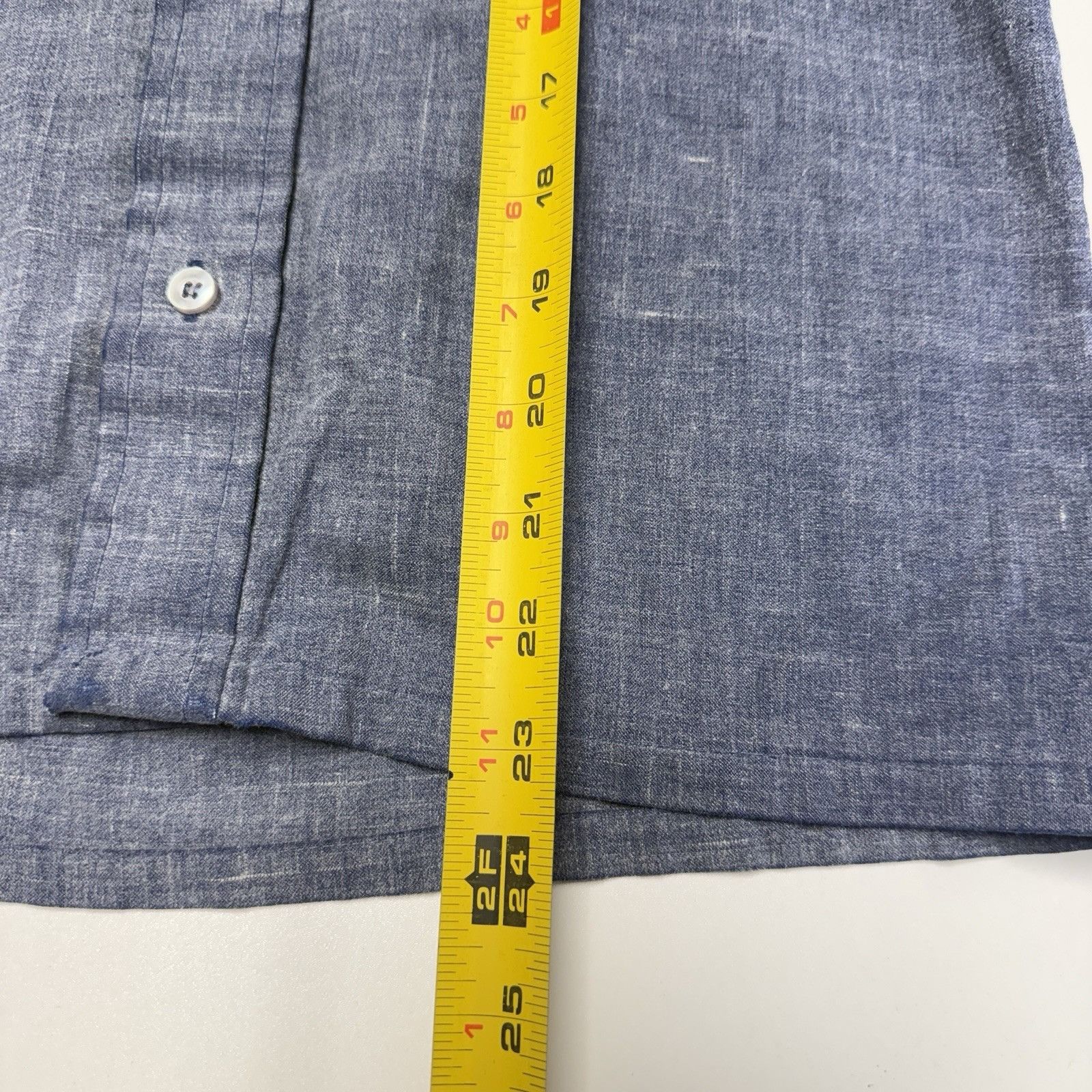 Vintage Vintage 70s Kmart Permanent Press Button Up Shirt Womens 18x Size M / US 6-8 / IT 42-44 - 11 Thumbnail