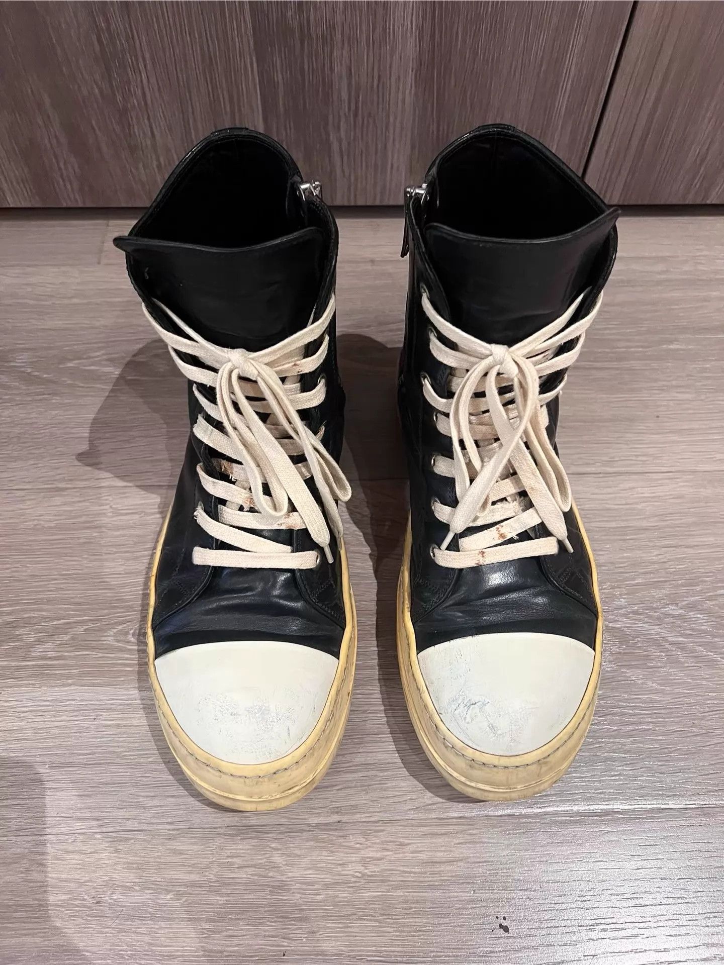 Rick Owens Rick Owens Big Horse Leather Classic Sneaker 15 FW 42 Size US 9 / EU 42 - 5 Thumbnail