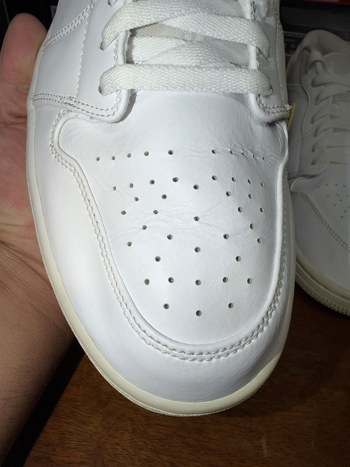 Nike Air Jordan 1 Low White Multi-Color size 13 Size US 13 / EU 46 - 9 Thumbnail