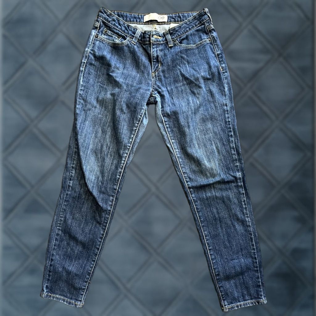 Denime Joe Fresh Jeans Women Blue Denim Slim Mid-Rise Size 4 5-Pocket Womens Size 27" / US 4 / IT 40 - 1 Thumbnail