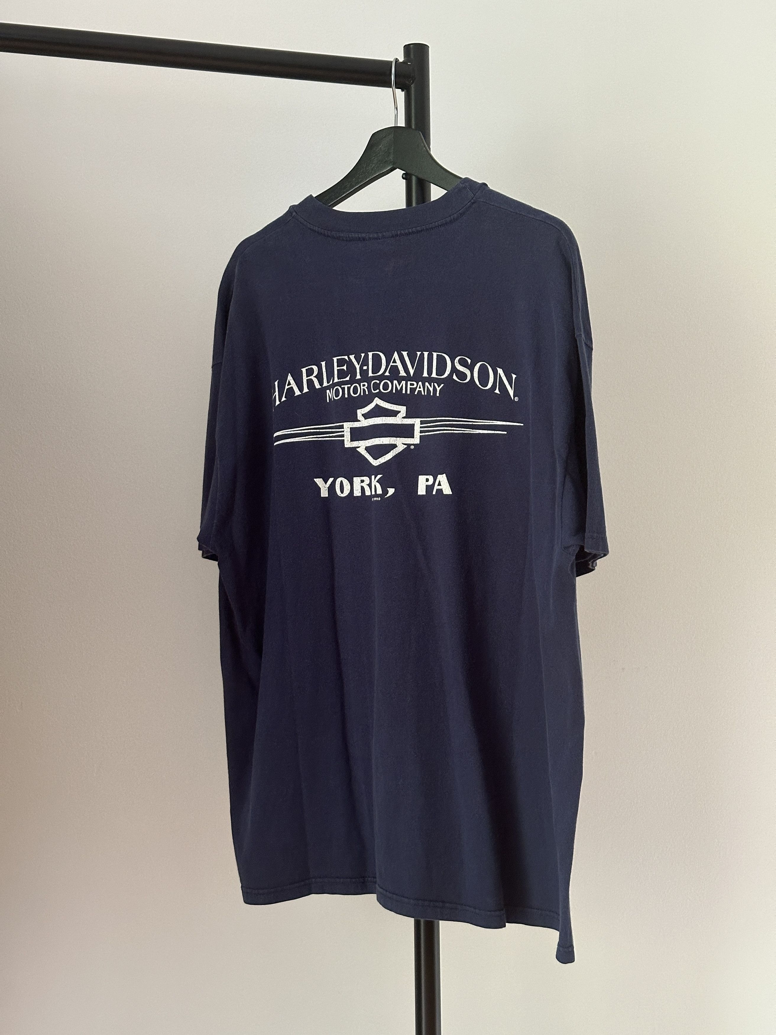 Harley Davidson × Vintage Vintage Harley Davidson 'Final Assembly Plant' T-Shirt Size US XXL / EU 58 / 5 - 2 Thumbnail