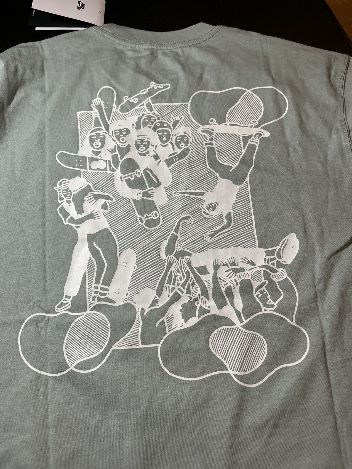 Nike Nike SB Skate Like A Girl Green T Shirt Small 📦FAST SHIP📦 Size US S / EU 44-46 / 1 - 6 Thumbnail