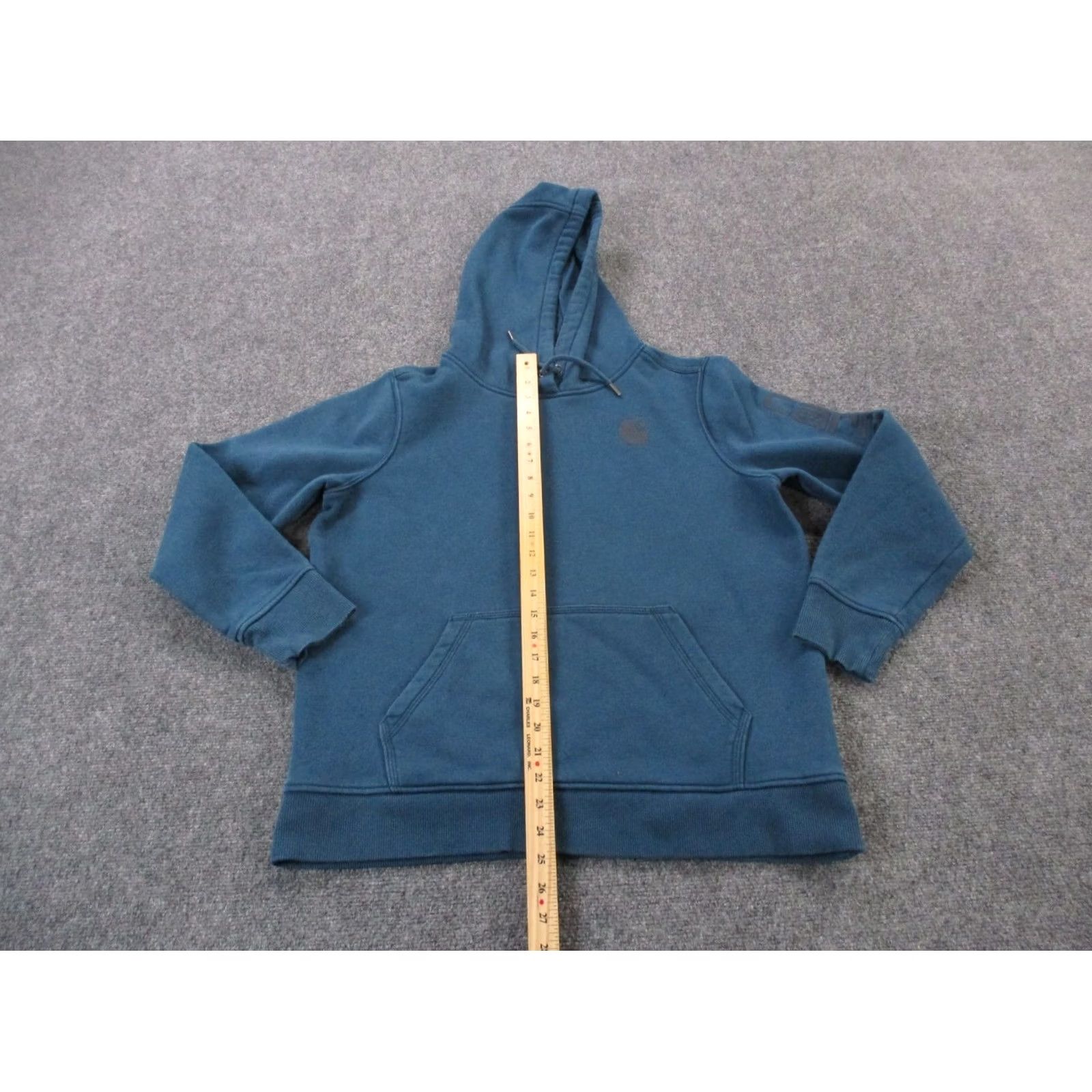 Carhartt Carhartt Hoodie Sweatshirt Womens L Relaxed Outdoor Workwear Logo Blue Size L / US 10 / IT 46 - 3 Thumbnail