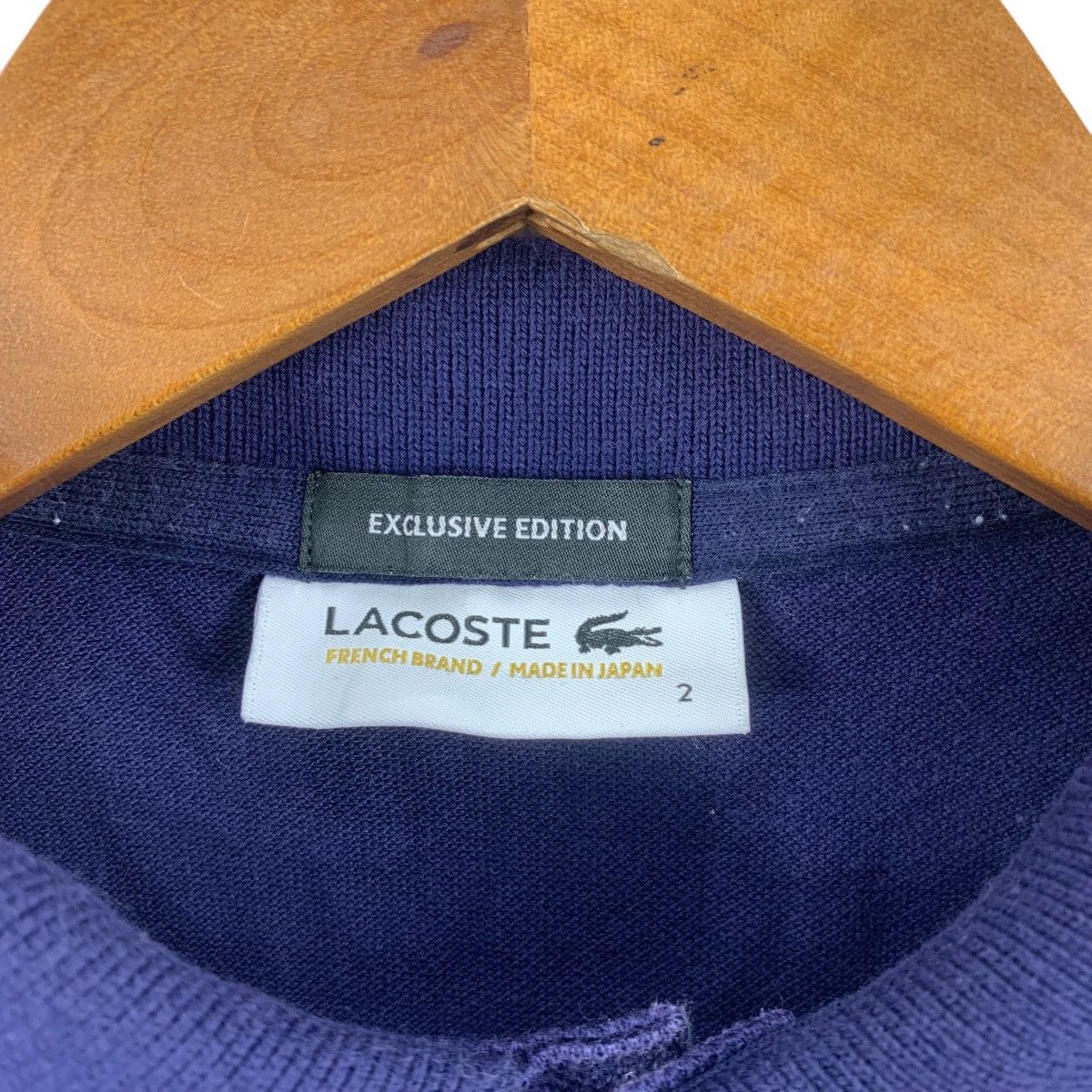 Lacoste Vintage LACOSTE EXCLUSIVE EDITION Embossed Logo Polo Size S / US 4 / IT 40 - 5 Thumbnail