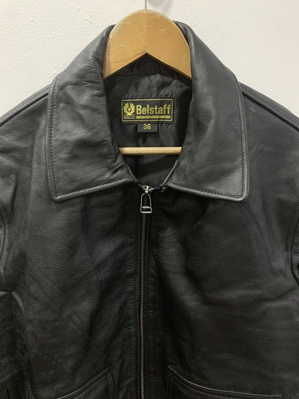 Belstaff BELSTAFF LEATHER - BOMBER STYLE FLIGHT JACKET Size US M / EU 48-50 / 2 - 2 Thumbnail