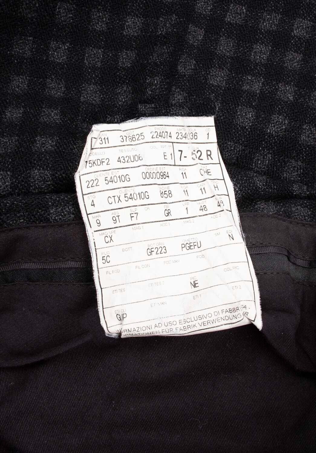 Gucci Gucci Men Pants Wool Check Size ITA52R/Large, S1247 Size US 36 / EU 52 - 7 Thumbnail