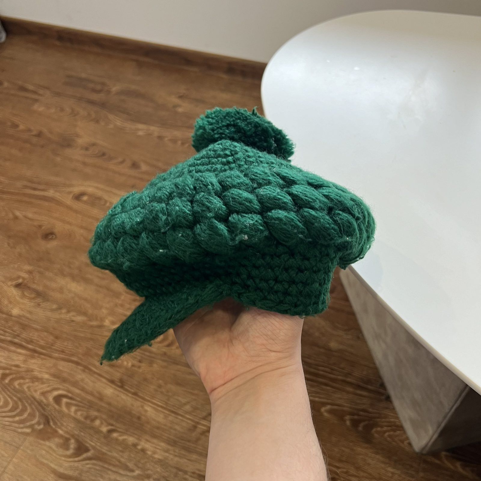Japanese Brand vintage Japanese style 100% hemp made Knit hat 70s Size ONE SIZE - 3 Thumbnail