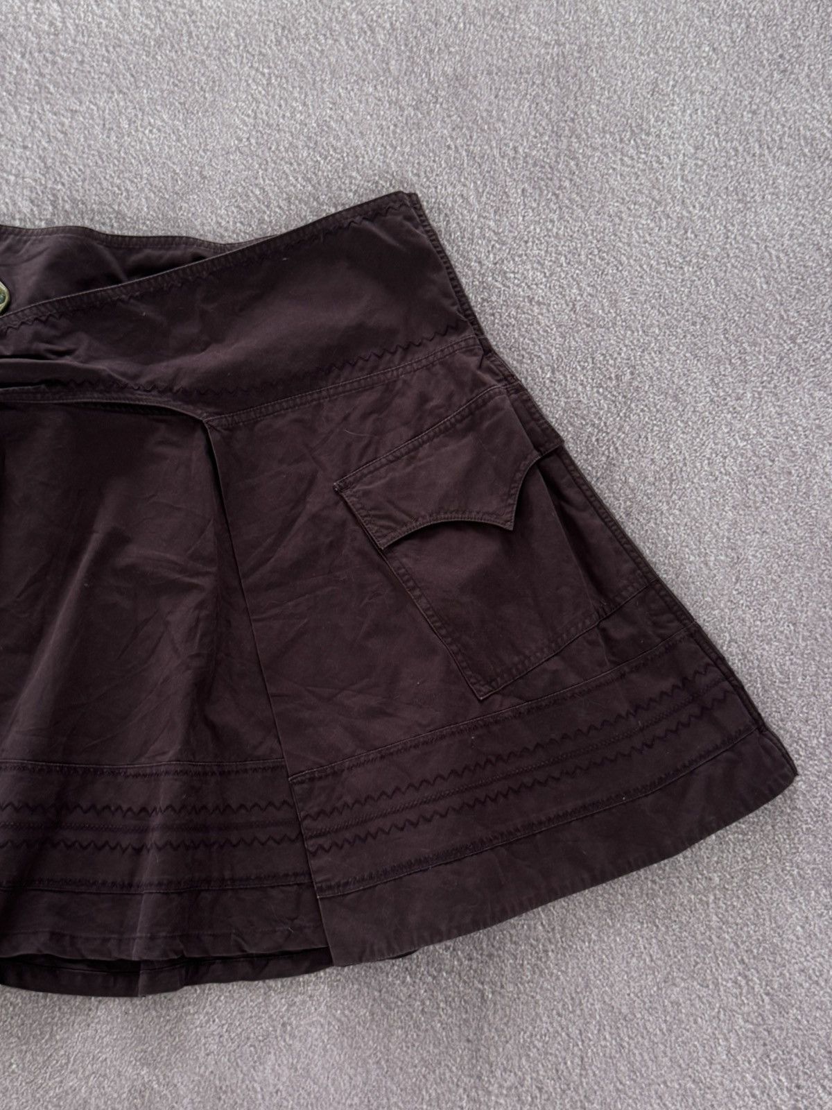 Diesel Vintage Diesel 00s Japanese Vibe Archival Y2K Skirt Size 27" / US 4 / IT 40 - 5 Thumbnail