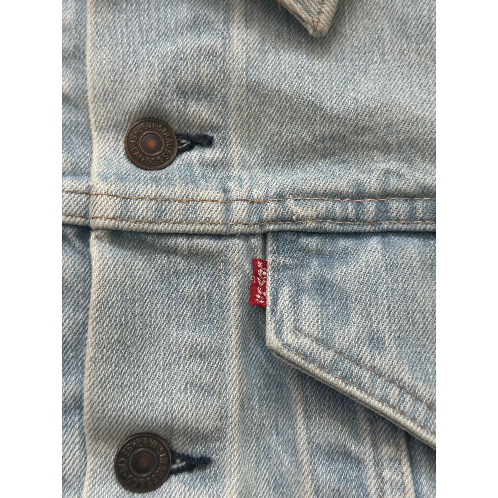 Levi's × Levi's Vintage Clothing Vintage Levi’s 3 Light Wash Denim Jacket S Made USA 1980 Size US S / EU 44-46 / 1 - 3 Thumbnail