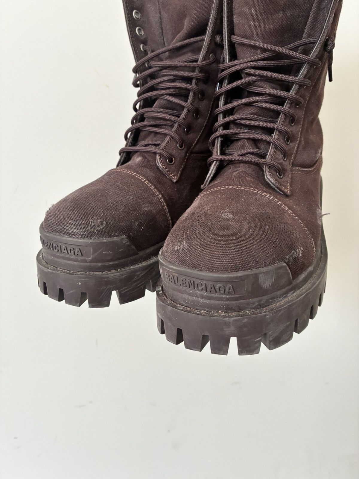 Balenciaga Balenciaga SS22 Distressed Striker Boots Size US 9.5 / EU 42-43 - 6 Thumbnail