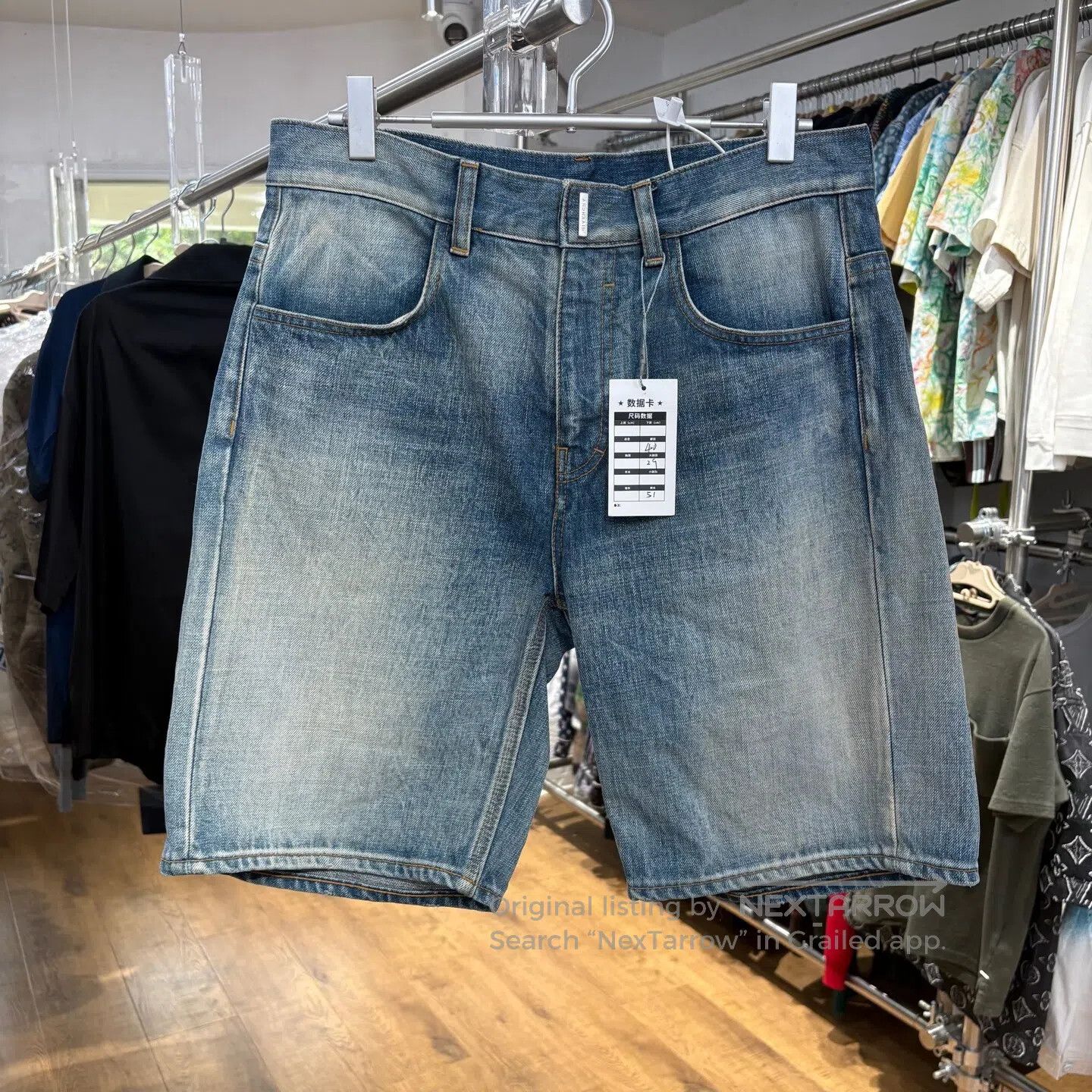 Givenchy Givenchy New washable denim shorts Size US 30 / EU 46 - 1 Thumbnail