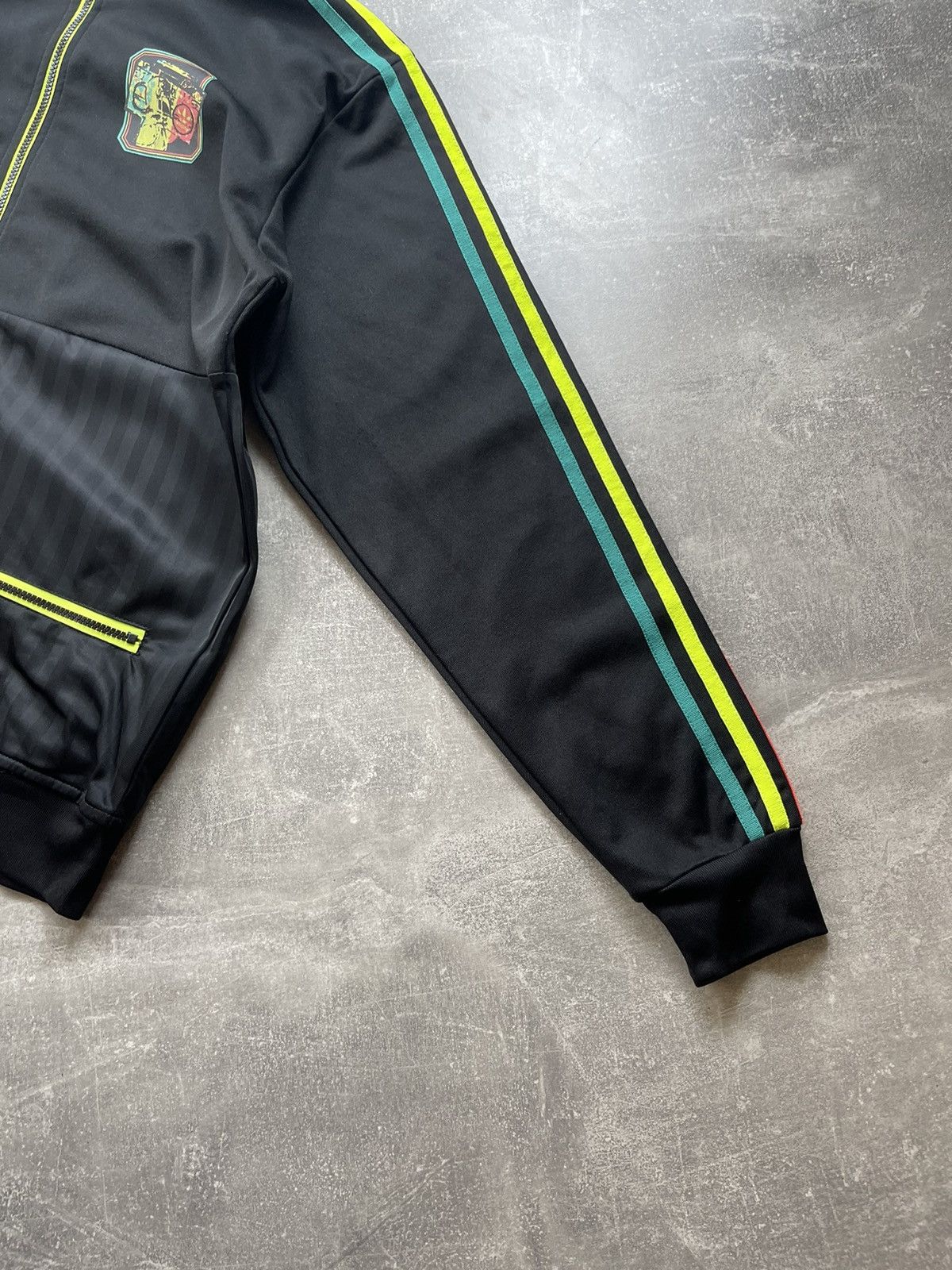 Adidas × Star Wars Adidas Star Wars Boba Fett Track Jacket Rare Rasta Stripes Size US L / EU 52-54 / 3 - 5 Thumbnail