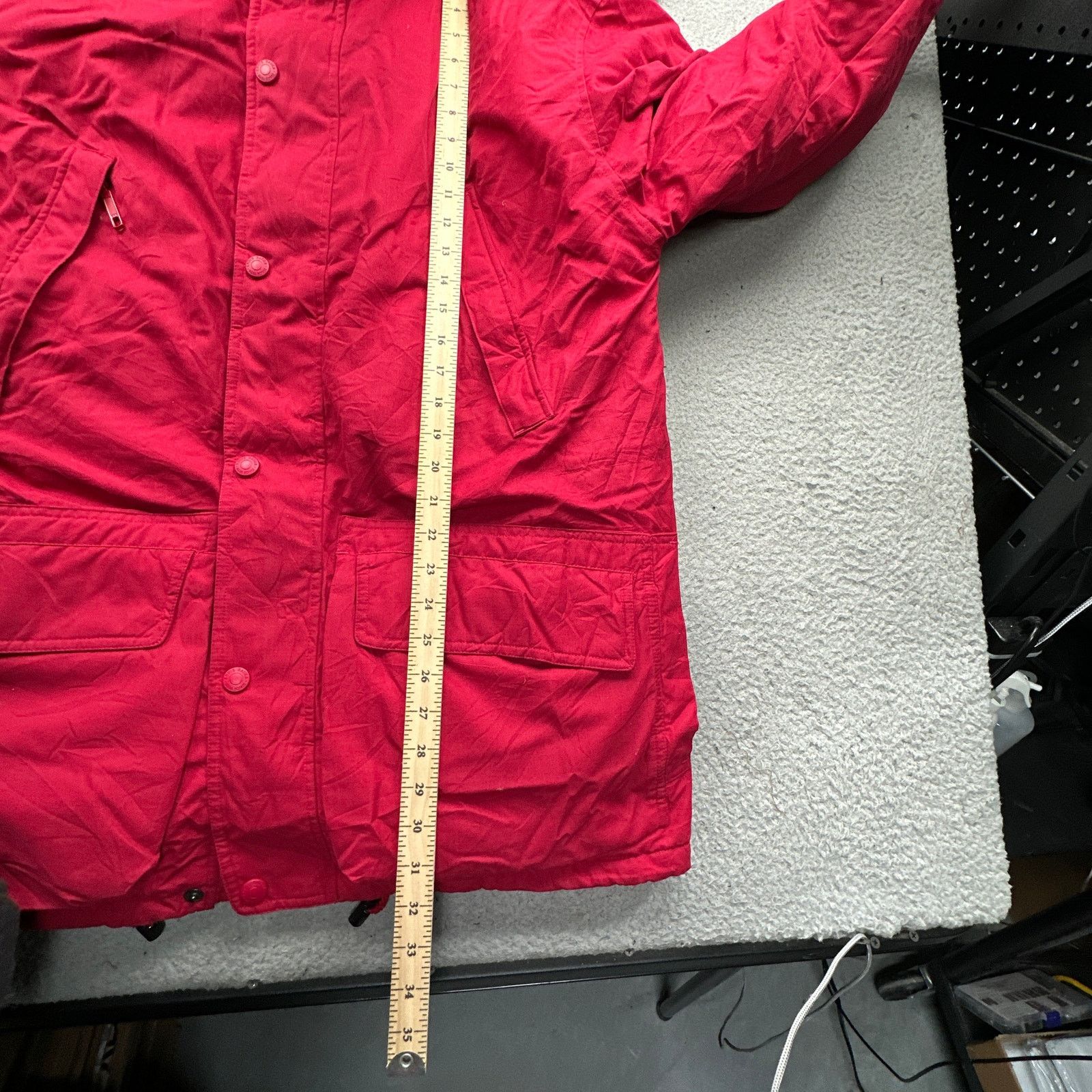Eddie Bauer Eddie Bauer 0297 Goose Down Jacket Men Medium Red Black Size US M / EU 48-50 / 2 - 4 Thumbnail