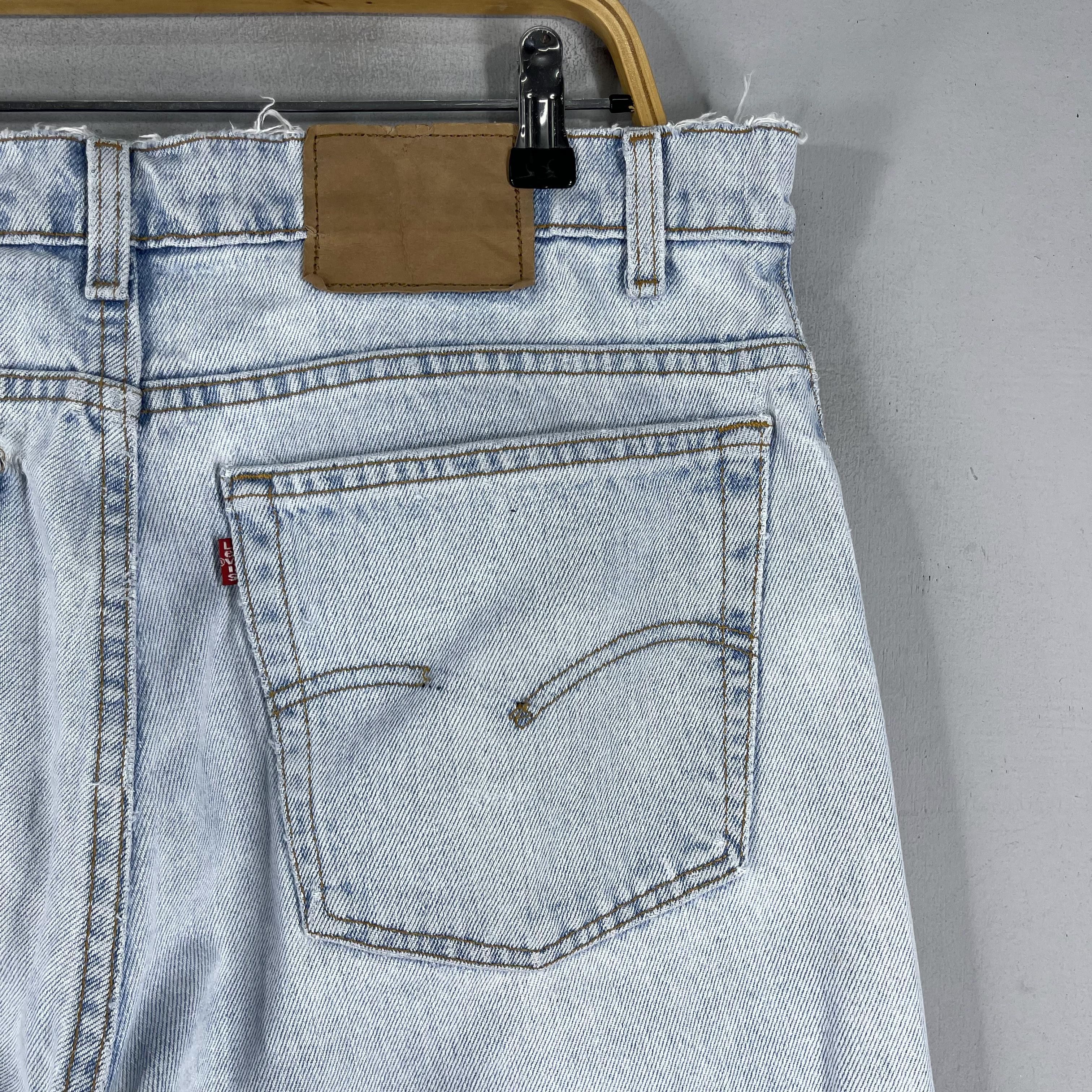 Levi's × Vintage W36 L35 Vintage Distressed Levis 550 Ripped Jeans Size US 36 / EU 52 - 11 Thumbnail