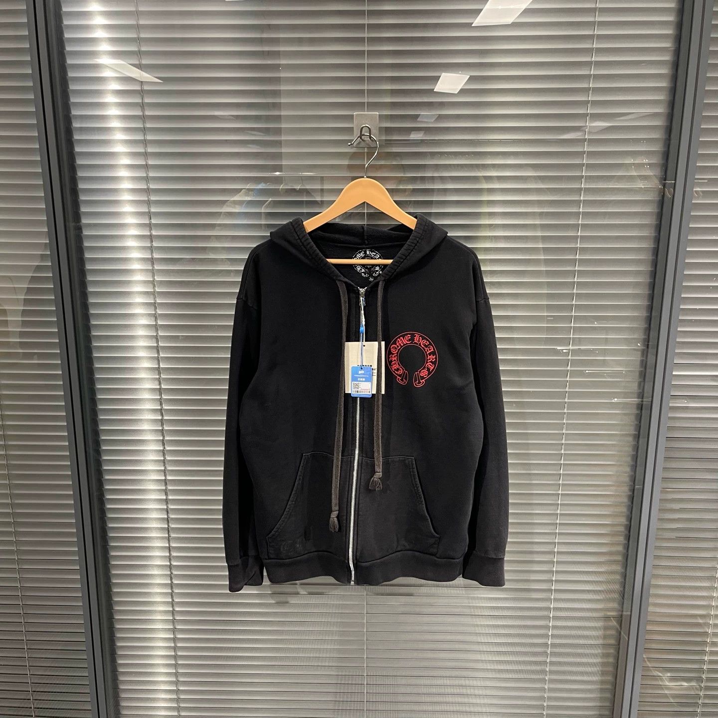Chrome Hearts Chrome Hearts Red Horseshoe Phantom Cross Zip Jacket XL Size XL / US 12-14 / IT 48-50 - 1 Thumbnail