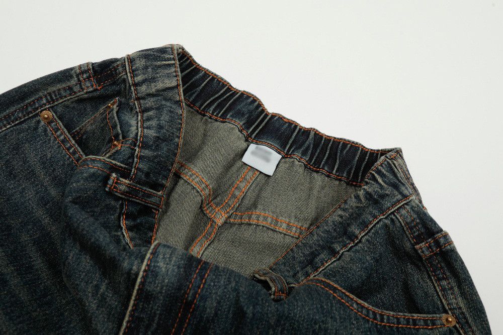 Vintage Male punk American retro washed straight leg jeans Size US 32 / EU 48 - 4 Thumbnail