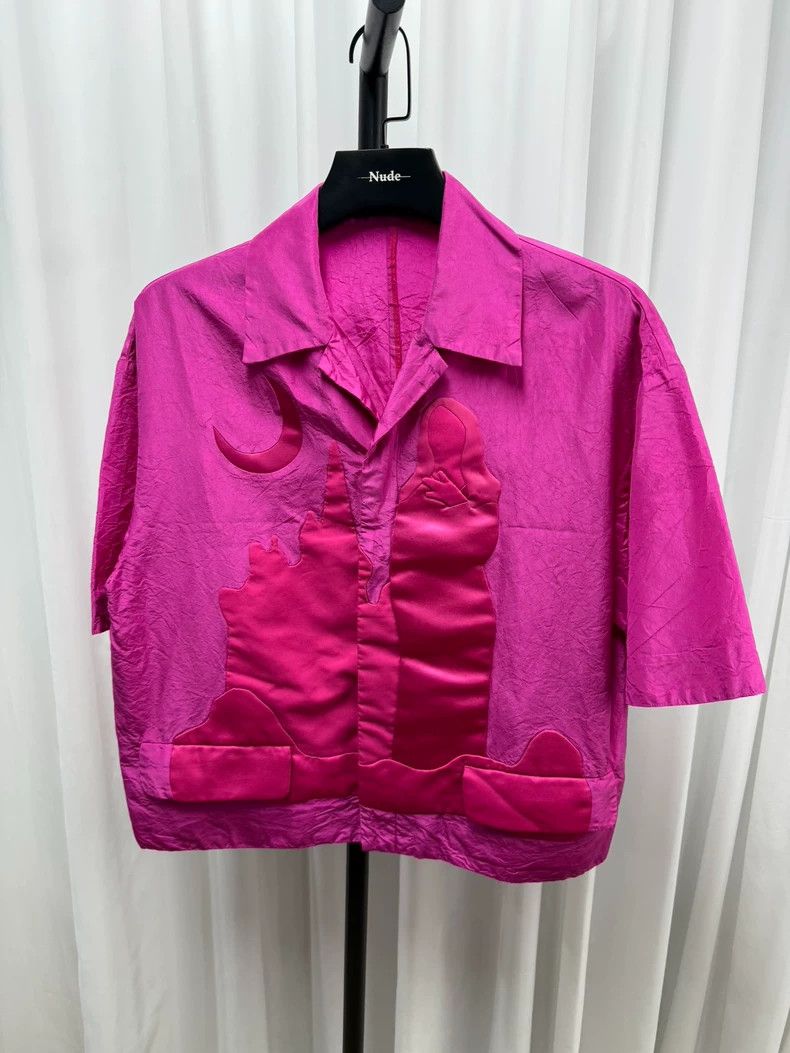 Undercover Pink Vampire Jacket with Handcrafted Details- DMC Size US M / EU 48-50 / 2 - 1 Thumbnail