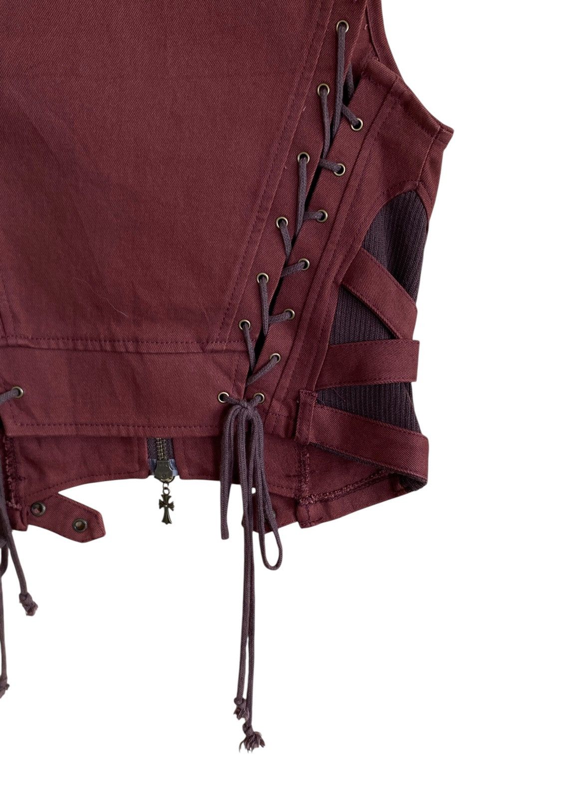 Le Grande Bleu (L.G.B.) Very Rare Vintage Japanese Brand Ozzo Croce Vests 1990s Size US S / EU 44-46 / 1 - 10 Thumbnail