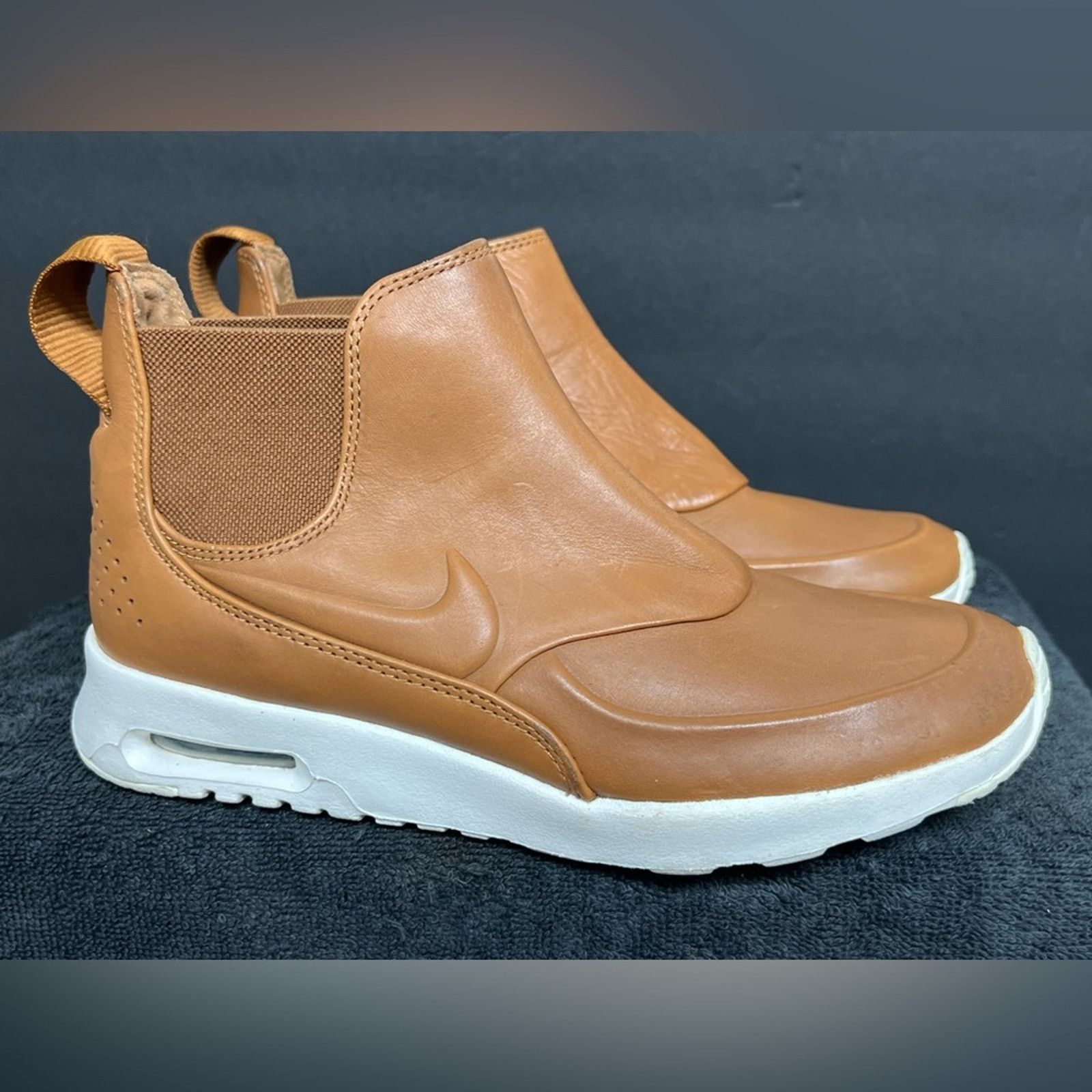 Nike Nike Air Max Thea Mid Ale Womens 7 Cognac Leather Sneaker Size US 7 / IT 37 - 2 Thumbnail