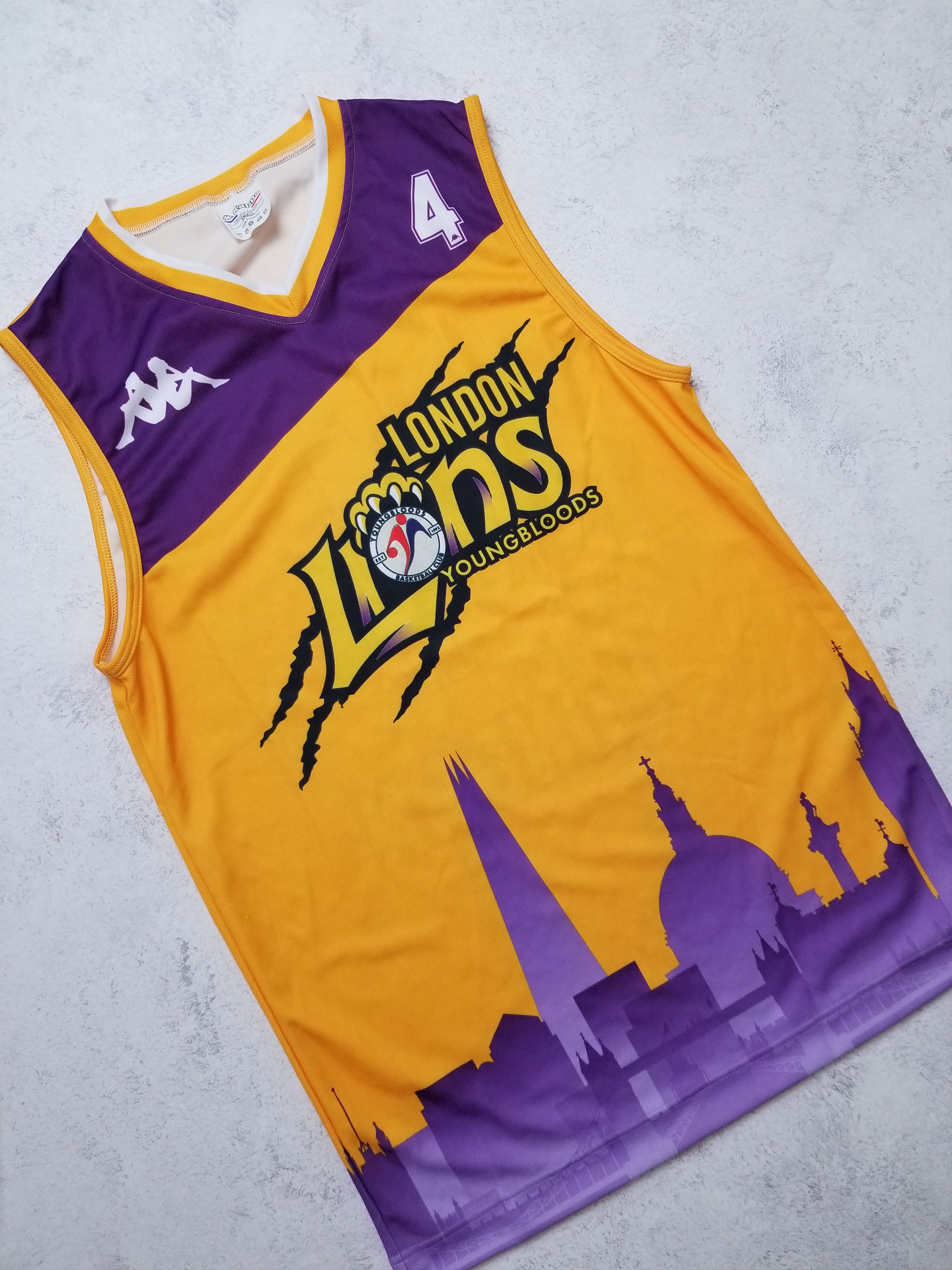 Kappa london lions cityscape youngbloods #4 kappa jersey Size US S / EU 44-46 / 1 - 4 Thumbnail