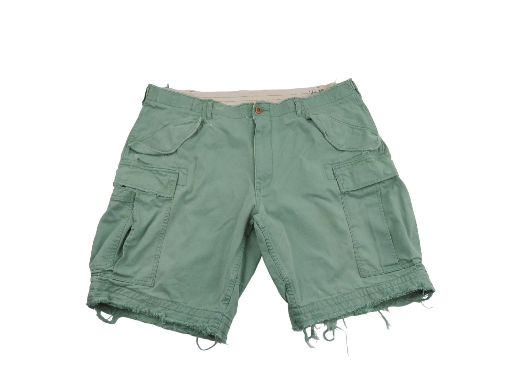 image of Archival Clothing x Polo Ralph Lauren Type-1 Army Cargo Shorts 40 in Green, Men's