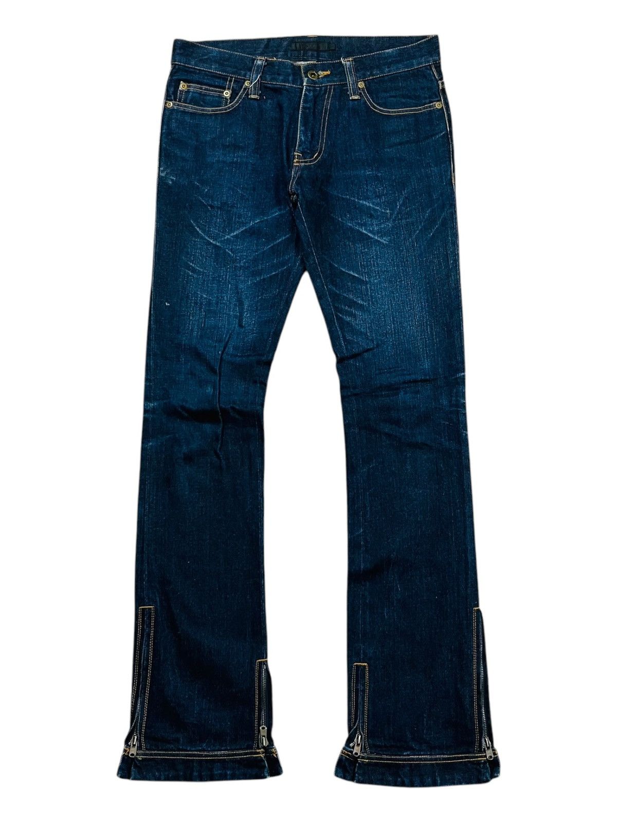 If Six Was Nine 2000s Rico - Riri Zips Hedi Slimane Style Denim Size US 29 - 2 Thumbnail