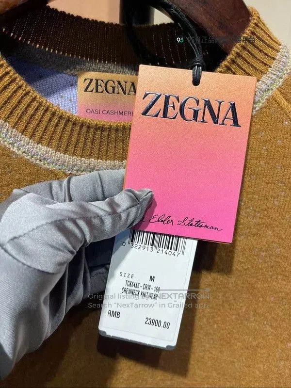 Ermenegildo Zegna Zegna Men's Crewneck Solid Long. Size US M / EU 48-50 / 2 - 5 Thumbnail