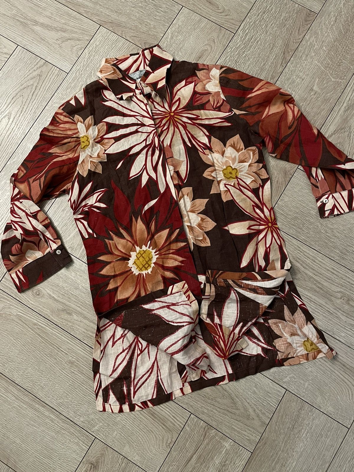 Max Mara Max Mara linen shirt Size M / US 6-8 / IT 42-44 - 6 Thumbnail