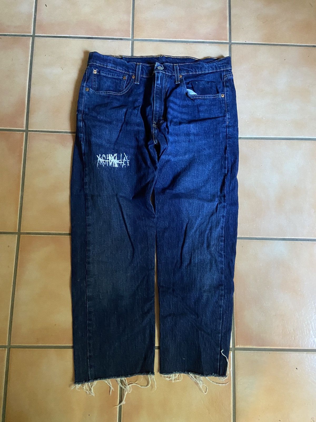 Levi's Levis with screenprinting Size US 34 / EU 50 - 1 Thumbnail