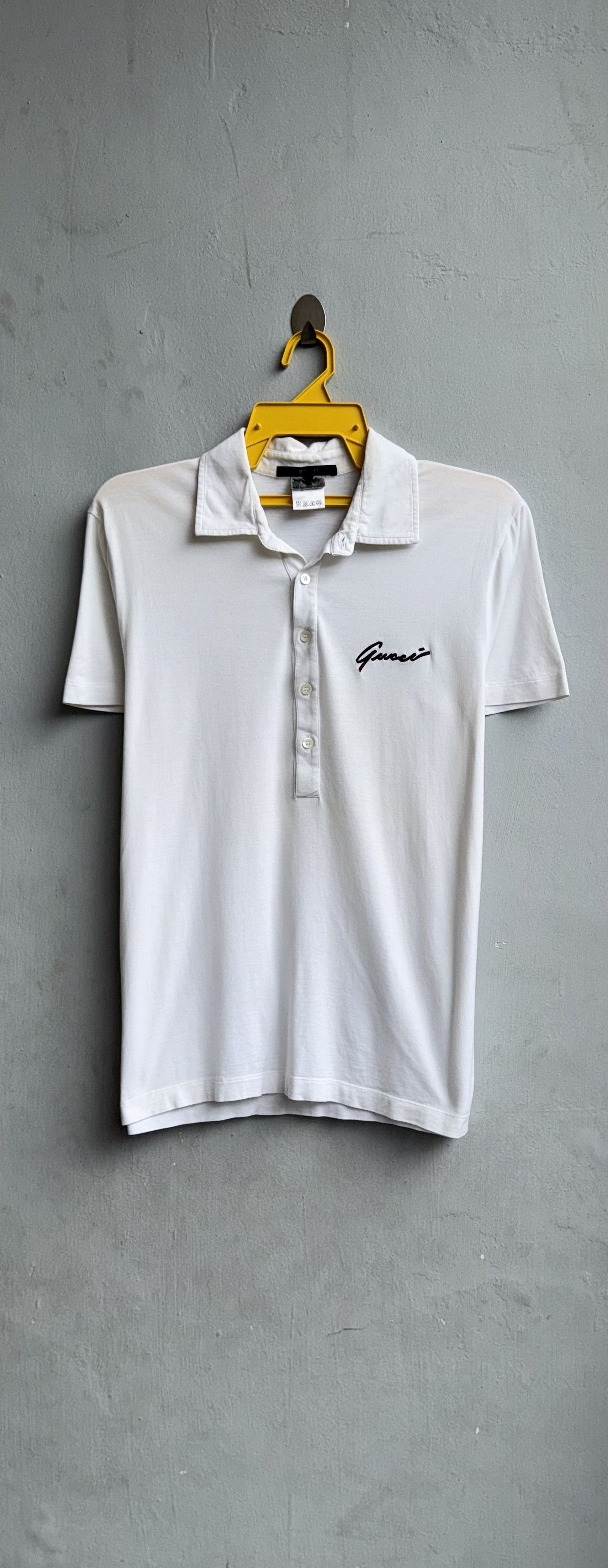 Gucci Gucci Luxury Polo Vintage Shirt Size L / US 10 / IT 46 - 1 Thumbnail