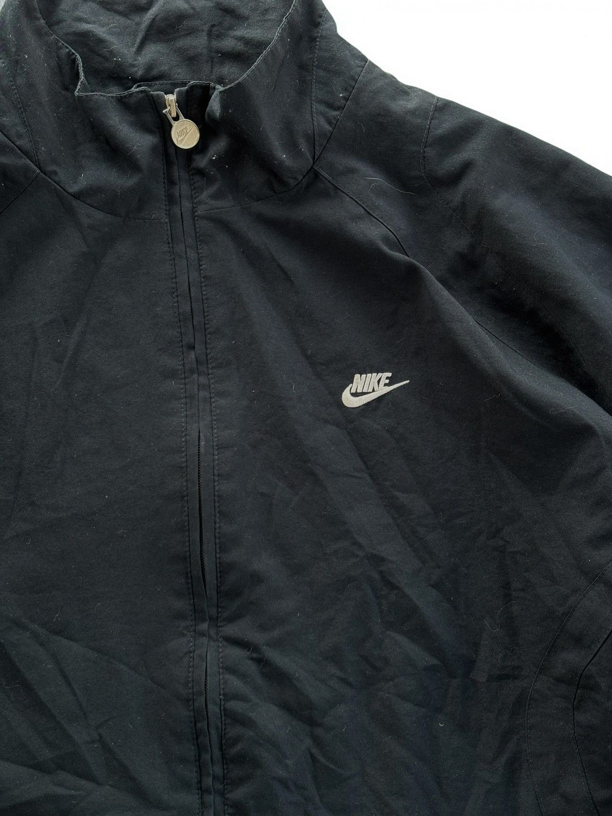 Nike × Vintage 00s Nike Swoosh Vintage Y2K Nylon Oversized Retro Jacket Size US XL / EU 56 / 4 - 6 Thumbnail