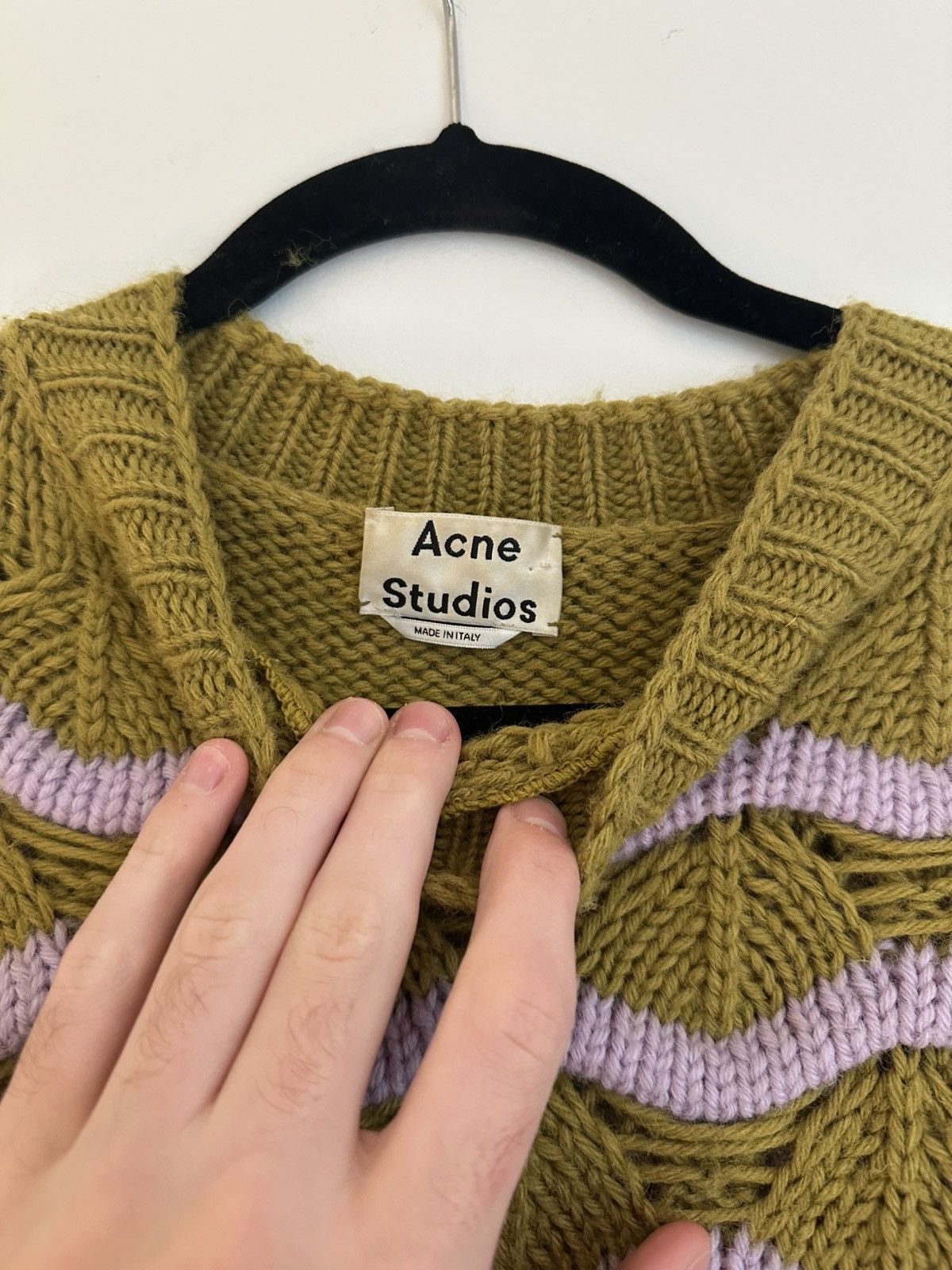Acne Studios Acne Studios Striped Wool Sweater 2015 Size US M / EU 48-50 / 2 - 3 Thumbnail